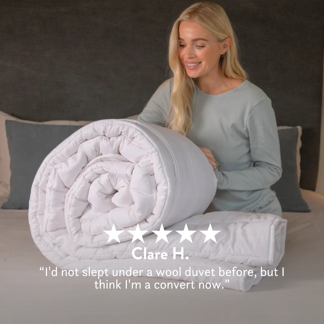 Contour Wool Pillow & Wool Duvet Set - Bundle - Image 8