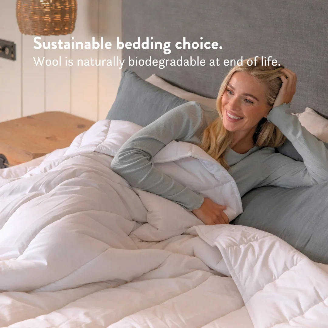Winter British Wool Duvet & 100% Cotton 11-14 tog - Image 7
