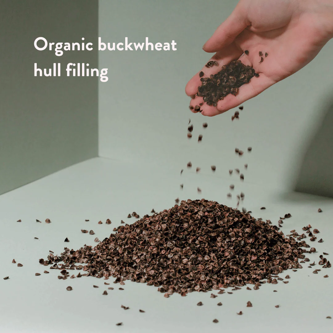 Organic Buckwheat Hulls Knee Pillow - Image 9