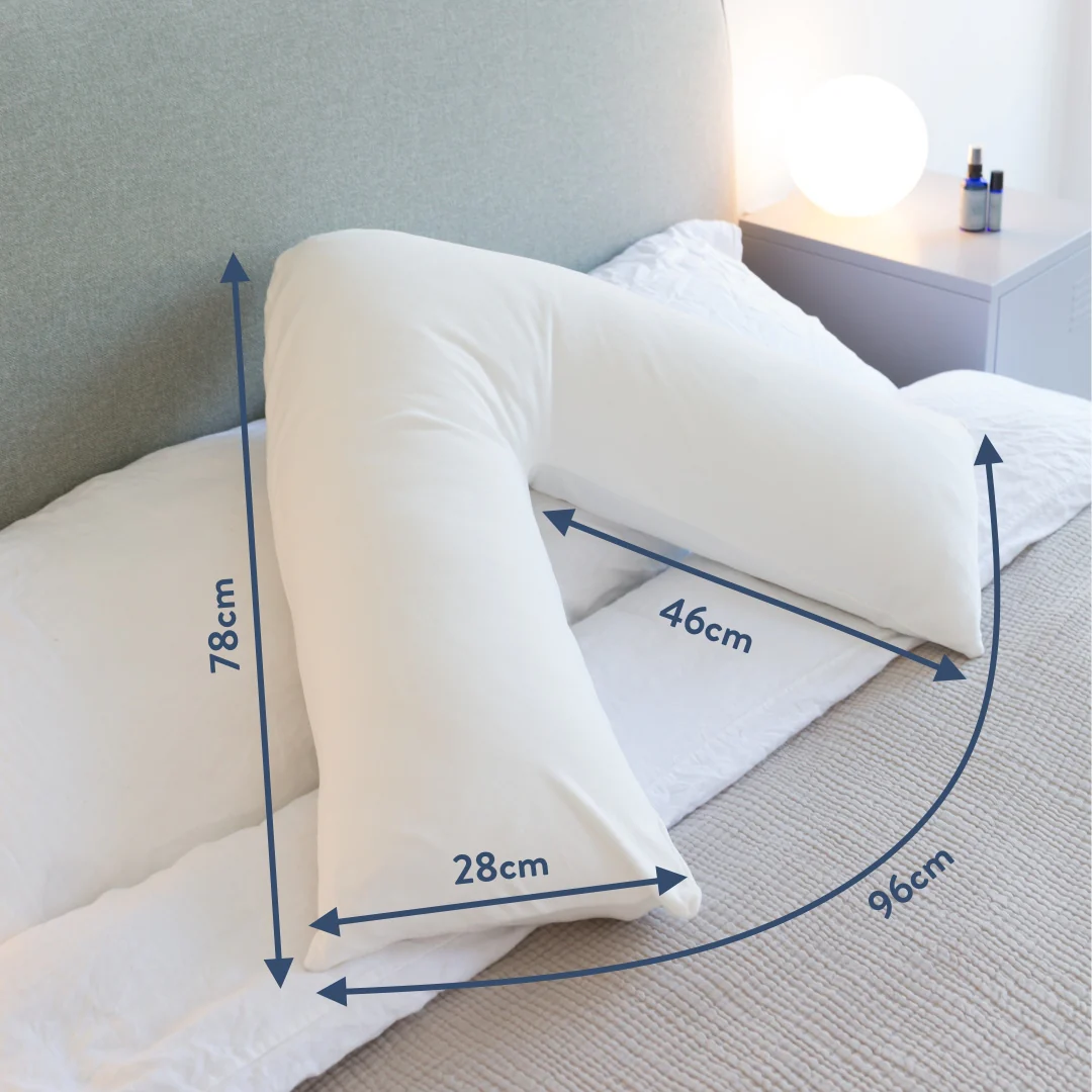 V-Shaped Pillow - Firm Orthopedic Support - Image 11